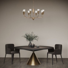 Подвесная люстра Eurosvet Rhyton 60167/8 латунь в Коротчаево - korotchaevo.ok-mebel.com | фото 5