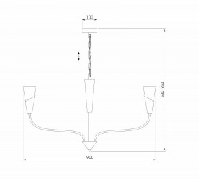 Подвесная люстра Eurosvet Rhyton 60167/8 никель в Коротчаево - korotchaevo.ok-mebel.com | фото 6