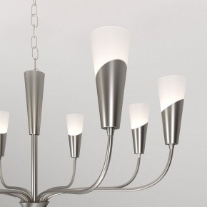 Подвесная люстра Eurosvet Rhyton 60167/8 никель в Коротчаево - korotchaevo.ok-mebel.com | фото 7