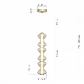 Подвесная люстра ST-Luce SPINE SL6136.213.01 в Коротчаево - korotchaevo.ok-mebel.com | фото 4