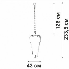 Подвесная люстра Vitaluce V5311 V5311-0/13 в Коротчаево - korotchaevo.ok-mebel.com | фото 2