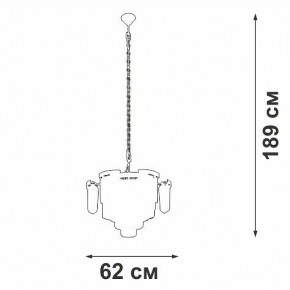 Подвесная люстра Vitaluce V58370 V58370-8/13 в Коротчаево - korotchaevo.ok-mebel.com | фото 3