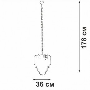 Подвесная люстра Vitaluce V58470 V58470-8/5 в Коротчаево - korotchaevo.ok-mebel.com | фото 4