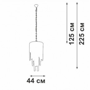 Подвесная люстра Vitaluce V5885 V5885-9/7 в Коротчаево - korotchaevo.ok-mebel.com | фото 3