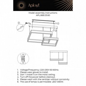 Подвесной светильник Aployt Lor APL.666.03.60 в Коротчаево - korotchaevo.ok-mebel.com | фото 2