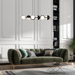 Подвесной светильник Eurosvet Moity 70149/6 черный/латунь Smart в Коротчаево - korotchaevo.ok-mebel.com | фото 4