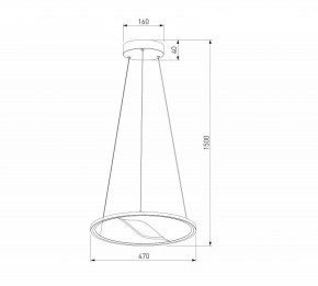 Подвесной светильник Eurosvet Occhio 40026/1 LED серый в Коротчаево - korotchaevo.ok-mebel.com | фото 5