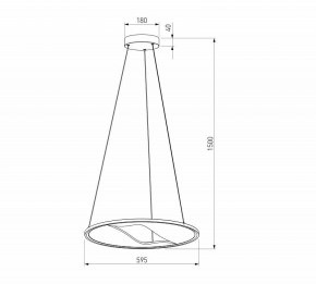 Подвесной светильник Eurosvet Occhio 40027/1 LED серый в Коротчаево - korotchaevo.ok-mebel.com | фото 5