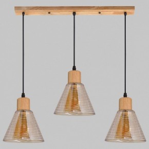 Подвесной светильник Imex MD.5870 MD.5870-3-P-WOOD+BK в Коротчаево - korotchaevo.ok-mebel.com | фото