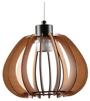 Подвесной светильник Imex MD.9012 MD.9012-1-P-BK+WOOD в Коротчаево - korotchaevo.ok-mebel.com | фото