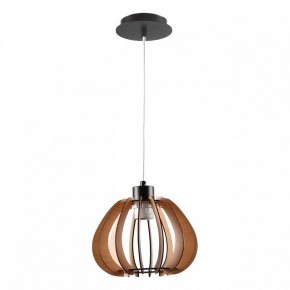 Подвесной светильник Imex MD.9012 MD.9012-1-P-BK+WOOD в Коротчаево - korotchaevo.ok-mebel.com | фото 2
