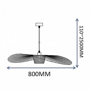 Подвесной светильник Imperiumloft HAT Black ﻿HAT01 в Коротчаево - korotchaevo.ok-mebel.com | фото 3