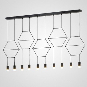 Подвесной светильник Imperiumloft Via Wireflow polyhedral Via01 в Коротчаево - korotchaevo.ok-mebel.com | фото