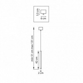Подвесной светильник Lightstar Tubo LT7472471 в Коротчаево - korotchaevo.ok-mebel.com | фото 4