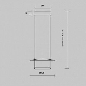 Подвесной светильник Maytoni Ambience MOD280PL-L23B3K1 в Коротчаево - korotchaevo.ok-mebel.com | фото 4