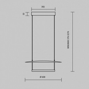 Подвесной светильник Maytoni Ambience MOD280PL-L30B3K1 в Коротчаево - korotchaevo.ok-mebel.com | фото 4