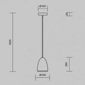 Подвесной светильник Maytoni Pilastro MOD430PL-01CM в Коротчаево - korotchaevo.ok-mebel.com | фото 5