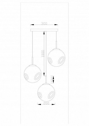 Подвесной светильник Moderli Amo V11524-3P в Коротчаево - korotchaevo.ok-mebel.com | фото 6