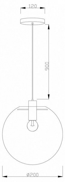Подвесной светильник Moderli Aurora V11538-1P в Коротчаево - korotchaevo.ok-mebel.com | фото 3