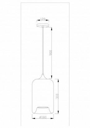 Подвесной светильник Moderli Scrum V11534-1P в Коротчаево - korotchaevo.ok-mebel.com | фото 7