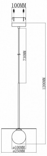 Подвесной светильник Moderli Scrumbel V11570-1P в Коротчаево - korotchaevo.ok-mebel.com | фото 3
