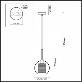 Подвесной светильник Odeon Light Clocky 4939/1 в Коротчаево - korotchaevo.ok-mebel.com | фото 4