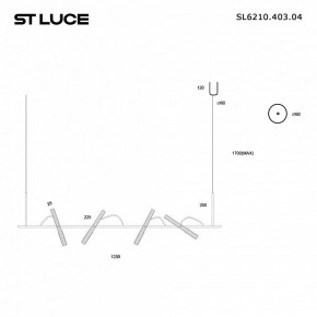 Подвесной светильник ST-Luce LILT SL6210.403.04 в Коротчаево - korotchaevo.ok-mebel.com | фото 2
