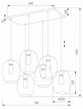 Подвесной светильник TK Lighting Elio 5974 Elio в Коротчаево - korotchaevo.ok-mebel.com | фото 3