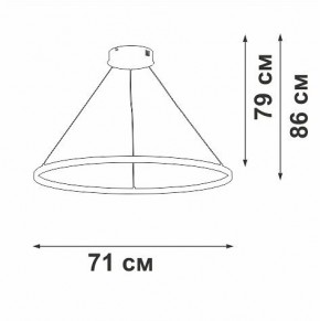 Подвесной светильник Vitaluce V2516 V2516-8/3S в Коротчаево - korotchaevo.ok-mebel.com | фото 3