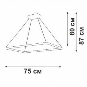 Подвесной светильник Vitaluce V2704 V2704-9/1S в Коротчаево - korotchaevo.ok-mebel.com | фото 3