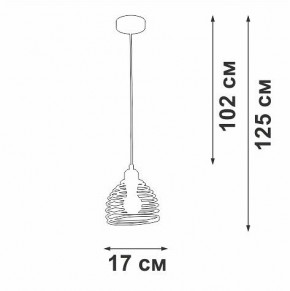 Подвесной светильник Vitaluce V2854 V2854-1/1S в Коротчаево - korotchaevo.ok-mebel.com | фото 5