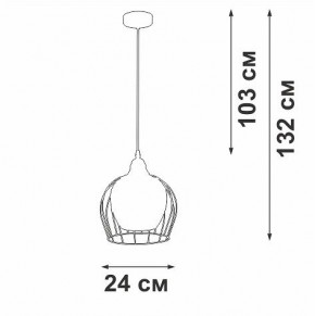 Подвесной светильник Vitaluce V2859 V2859-1/1S в Коротчаево - korotchaevo.ok-mebel.com | фото 4