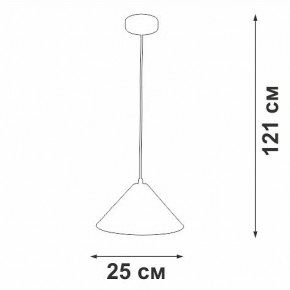Подвесной светильник Vitaluce V2925 V2925-0/1S в Коротчаево - korotchaevo.ok-mebel.com | фото 5