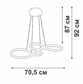 Подвесной светильник Vitaluce V3892 V3892-1/1S в Коротчаево - korotchaevo.ok-mebel.com | фото 5