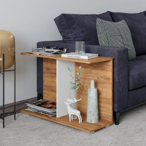 Полка Ион-3 (крафт/белый) в Коротчаево - korotchaevo.ok-mebel.com | фото 2