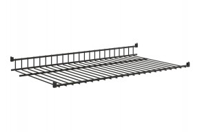 Полка сотовая L695 (черный муар) в Коротчаево - korotchaevo.ok-mebel.com | фото
