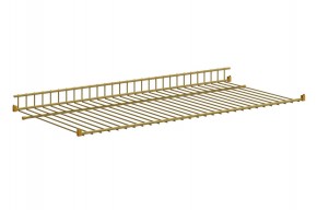 Полка сотовая L695 (золото) в Коротчаево - korotchaevo.ok-mebel.com | фото