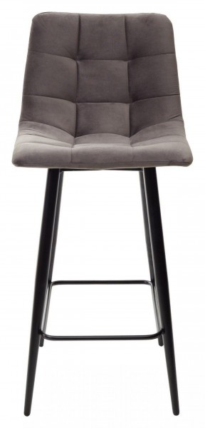 Полубарный стул CHILLI-QB графит #14, велюр / черный каркас (H=66cm) М-City в Коротчаево - korotchaevo.ok-mebel.com | фото 5