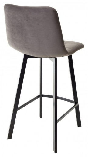 Полубарный стул CHILLI-QB SQUARE графит #14, велюр / черный каркас (H=66cm) М-City в Коротчаево - korotchaevo.ok-mebel.com | фото 3