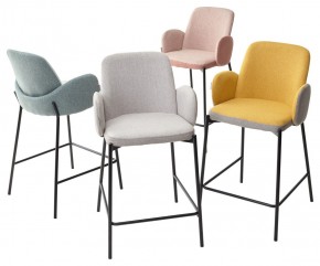 Полубарный стул NYX (H=65cm) VF109 розовый / VF110 брусничный М-City в Коротчаево - korotchaevo.ok-mebel.com | фото 5