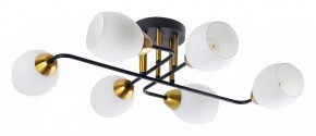Потолочная люстра Arte Lamp Andrea A8141PL-6BK в Коротчаево - korotchaevo.ok-mebel.com | фото