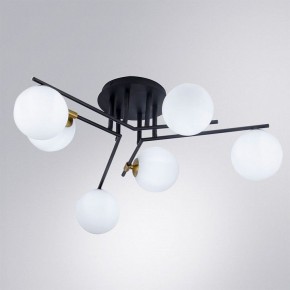 Потолочная люстра Arte Lamp Gemini A2243PL-6BK в Коротчаево - korotchaevo.ok-mebel.com | фото 2