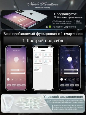 Потолочная люстра Natali Kovaltseva COBRA LED LAMPS 81121/7C в Коротчаево - korotchaevo.ok-mebel.com | фото 7