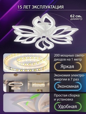 Потолочная люстра Natali Kovaltseva FORTUNA LED LAMPS 81107/6C в Коротчаево - korotchaevo.ok-mebel.com | фото 5