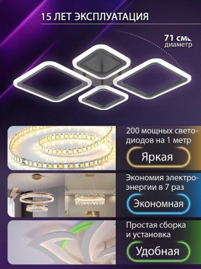 Потолочная люстра Natali Kovaltseva OPTI LED LAMPS 81108/2C в Коротчаево - korotchaevo.ok-mebel.com | фото 5
