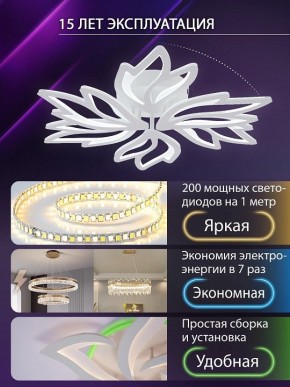Потолочная люстра Natali Kovaltseva RIF LED LAMPS 81118/5C в Коротчаево - korotchaevo.ok-mebel.com | фото 5