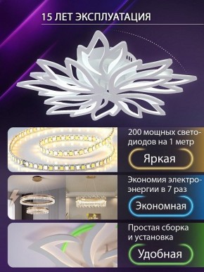 Потолочная люстра Natali Kovaltseva RIF LED LAMPS 81118/6C в Коротчаево - korotchaevo.ok-mebel.com | фото 5