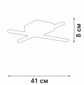 Потолочная люстра Vitaluce V3801 V3801-0/2PL в Коротчаево - korotchaevo.ok-mebel.com | фото 2
