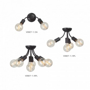 Потолочная люстра Vitaluce V3927 V3927-1/4PL в Коротчаево - korotchaevo.ok-mebel.com | фото 4