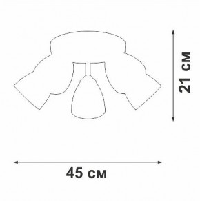 Потолочная люстра Vitaluce V4355 V4355-0/5PL в Коротчаево - korotchaevo.ok-mebel.com | фото 4